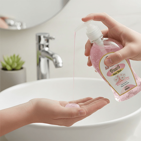 Jakwani Handwash Pump 500ml Purple White - alternate