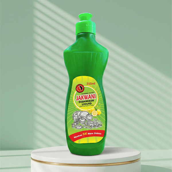 Jakwani Dishwash Liquid 250ml – Lemon